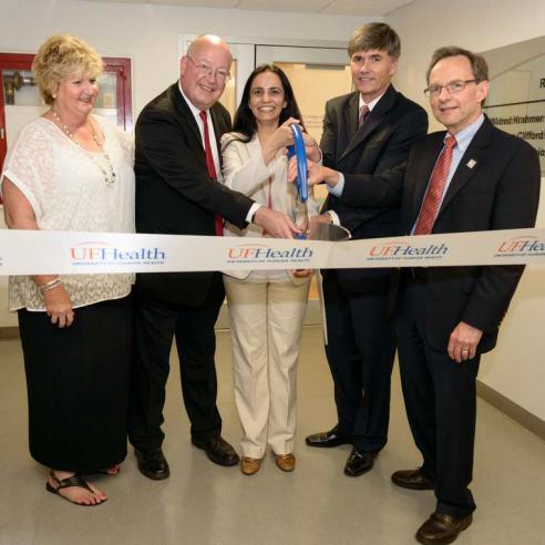 RPB Sanders Lab ribbon cutting