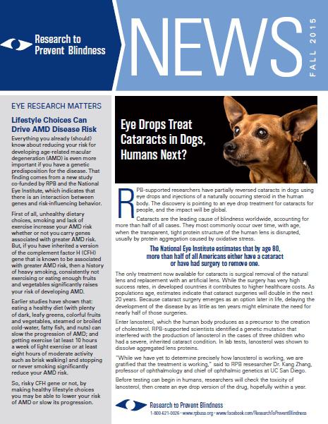 RPB Eye Research News Fall 2015