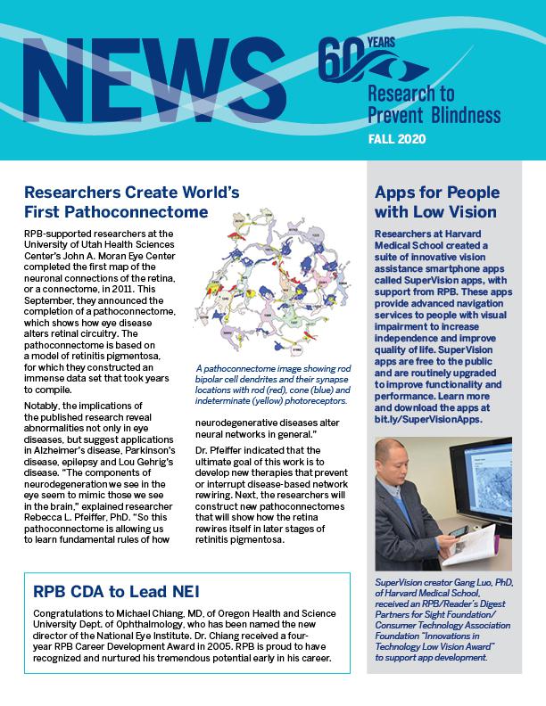 RPB Eye Research News Fall 2020